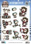 Knipvel - BB - Whimsical Christmas - Furry Friends