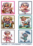 Knipvel - Barto Design - Grappige Ouderen - A4