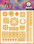 Art By Marlene - Mask Stencil - Deco Inspired