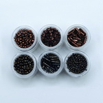 Matsuno Rocailles mix set - Chocolade bruin - 45gr
