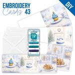 Stitch & Do - Embroidery Cards 43 Blue Christmas Treats