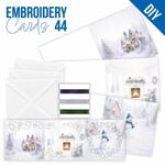 Stitch & Do Embroidery Cards 44 Blue Christmas Feelings
