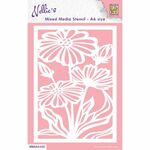 Nellie's Choice - Mixed Media Stencil - Flowers A6