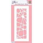 Nellie's Choice Mixed Media Stencil - Slimline Abstract