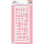 Nellie's Choice Mixed Media Stencil - Slimline Labyrinth