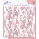Nellie's Choice - Mixed Media Stencil - Zebra 4K