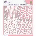 Nellie's Choice - Mixed Media Stencil - Animal Prints 4K