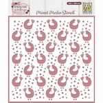 Nellie's Choice - Mixed Media Stencil - Chicken