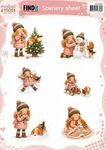 Mabel & Moss - Scenery Sheet - Kerst/Winter