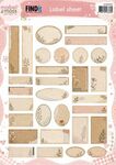 Mabel & Moss - Label Sheet - Winter Frames