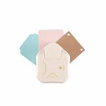 Vaessen Creative - 3 in 1 Hoekpons - Vintage Label Small