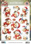 Knipvel - BB - Furry Christmas Friends - Funny Duck