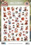Knipvel - BB - Furry Christmas Friends - Small Elements