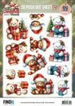 Uitdrukvel - BB - Furry Christmas Friends - Bear