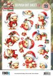 Uitdrukvel - BB - Furry Christmas Friends - Duck
