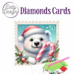 DDDC1229 Dotty Designs - Diamonds Cards - Polar Bear Christmas - 15x15cm - IJsbeer/Kerst/Postzegel