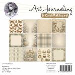 Art Journaling & Card Making Backgrounds - Kerst beige