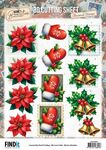 3D Knipvel - BB - Christmas Stamps - Christmas Classics