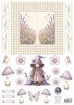 Combi knipvel - Pop-up en decoupage - Lavendel combi 2