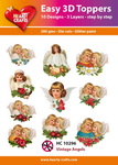 3D Easy design - Vintage Angels 10st