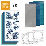 Dot en do 312 - Berrie's Beauties - Blue Winter Gnomes