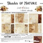 Paperpack basic - Shades of Nature - 20x20cm