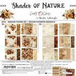 Paperpack mix - Shades of Nature - 20x20cm
