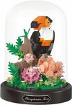 Balody 16391 Bloemen met Toekan onder Stolp - Miniblocks Bouwset - 660 stuks