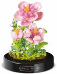 Balody 18497 Roze Hibiscus onder Stolp - Miniblocks Bouwset - 543 stuks