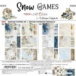 Paperpack mix - Snow Games - 20x20cm