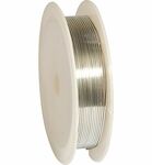12270-7003 Zilvergeplateerd koperdraad 0,8 mm – 3 meter