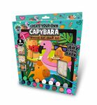 Splat Planet - Wood Art Set - Capibara - 25x25cm