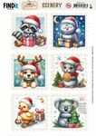 Scenery - Berrie's Beauties - Christmas Stamps 1