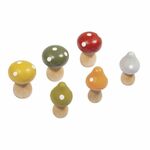 Rayher - Houten Paddenstoelen bont - 6st