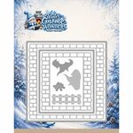 Snijmal BB - Winter Gnome Wonders - Fireside Brick Frame
