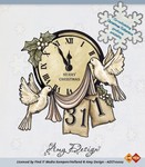 Adst10002 Amy Design - Clock with doves
