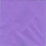 Vierkante envelop paars 14X14cm