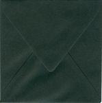 Vierkante envelop zwart 14X14cm 10st