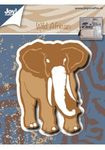 6002/0477 C&E stencil afrika Olifant