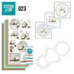Stdo023 Stitch en Do Snow Cabins