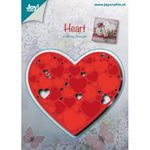 6002/0481 Stencil Hart gevuld met harten