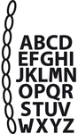 Cr1281 Craftable Mini alphabet & garland