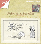 6410/0397 Stempel - Welcome to paradise