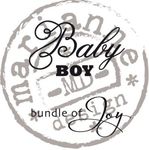 Cs0889 Clear stamp Baby boy