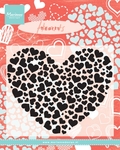 Cs0951 Clear stamp Heart XL